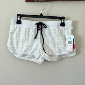 Brand new with tag Roxy Terrycloth shorts white Small